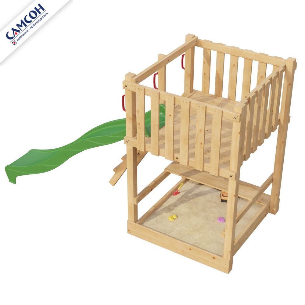 Детская деревянная игровая площадка Самсон 1-й Элемент