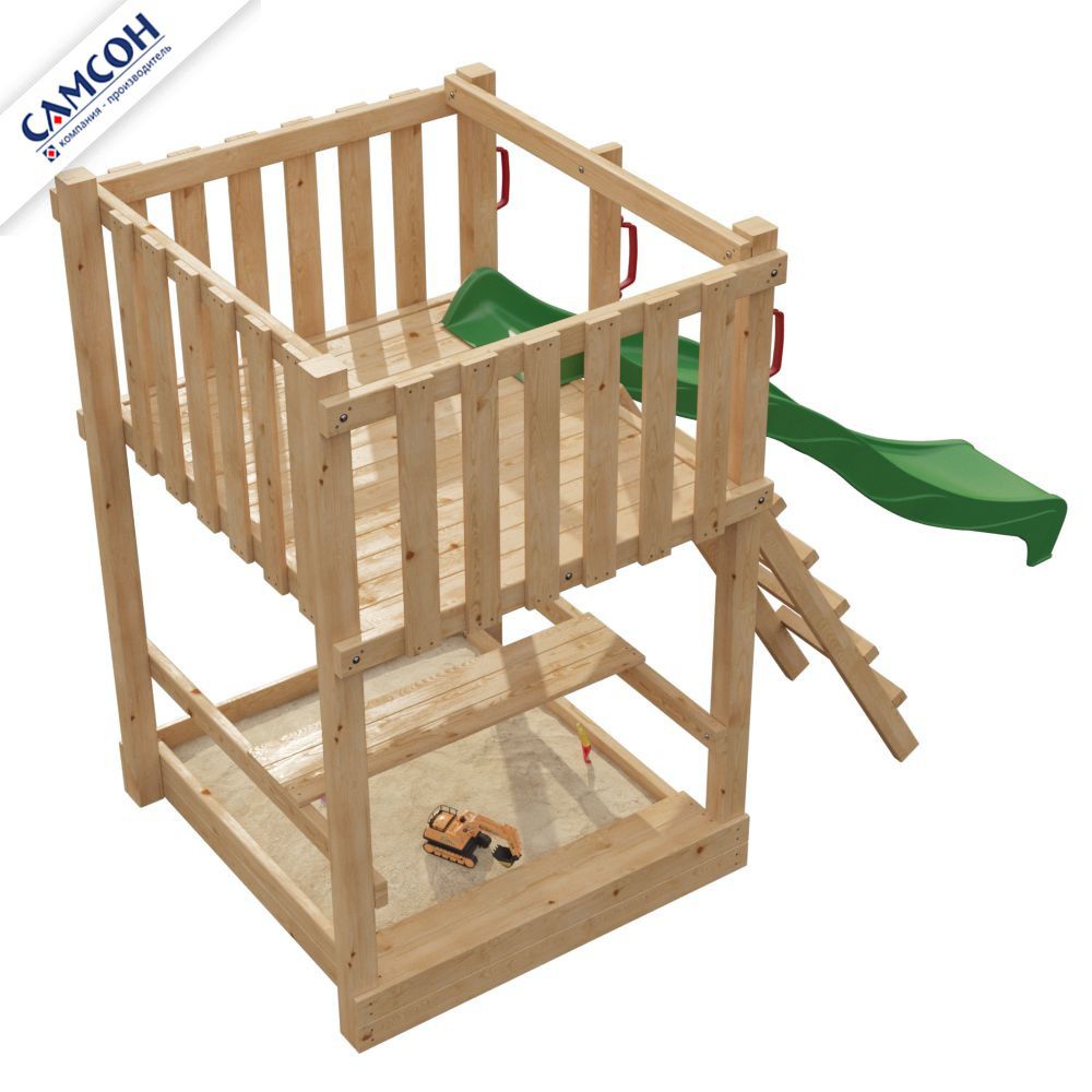 Детская деревянная игровая площадка Самсон 1-й Элемент