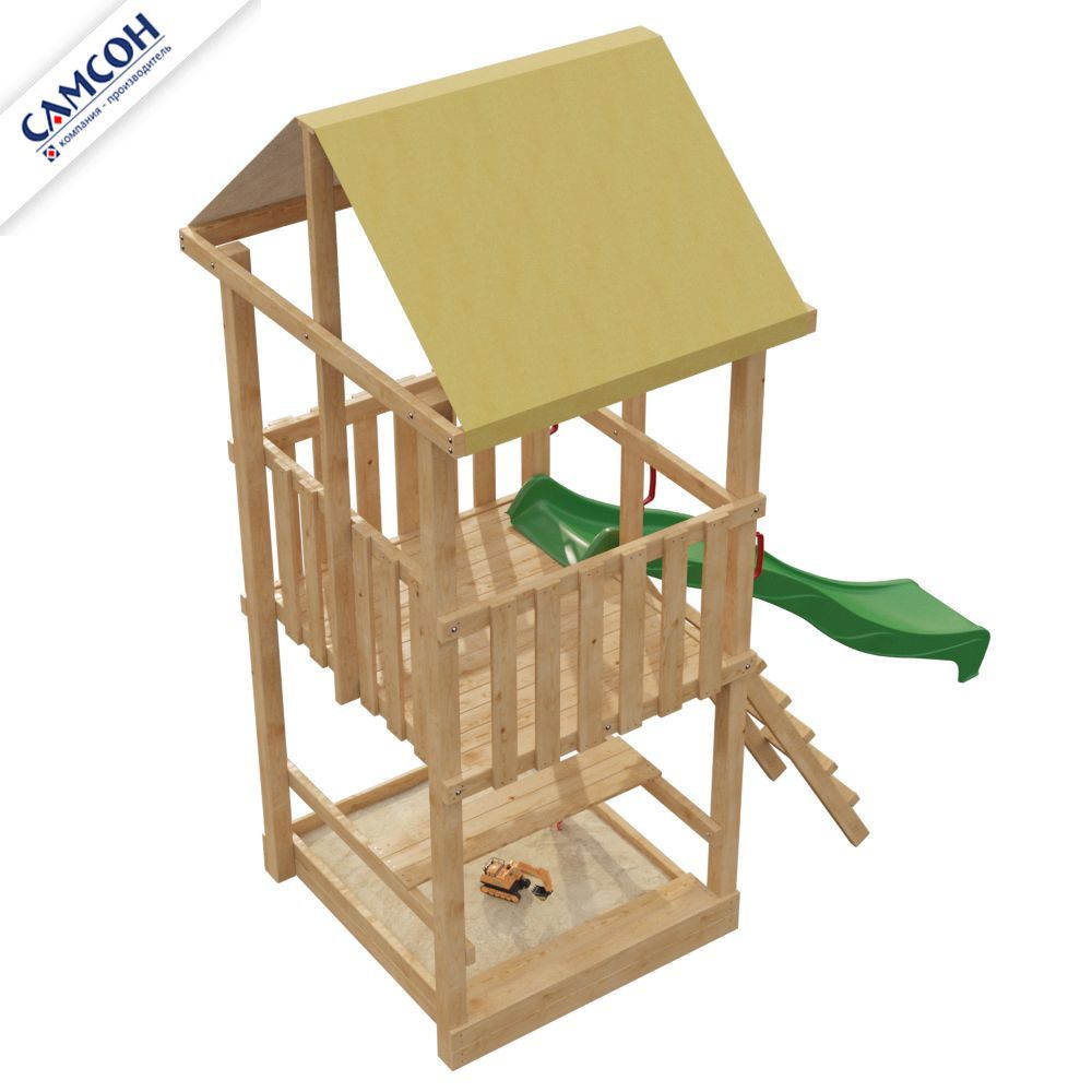 Детская деревянная игровая площадка Самсон 2-й Элемент