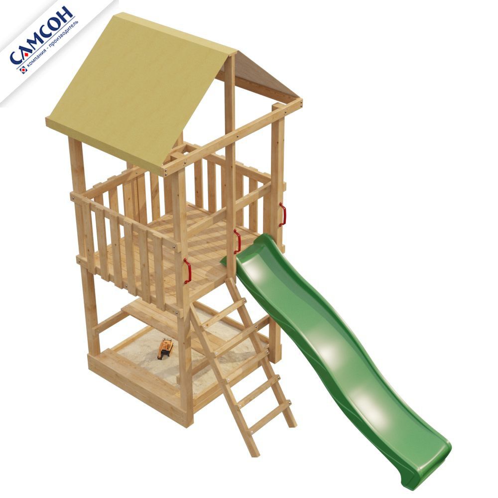 Детская деревянная игровая площадка Самсон 2-й Элемент