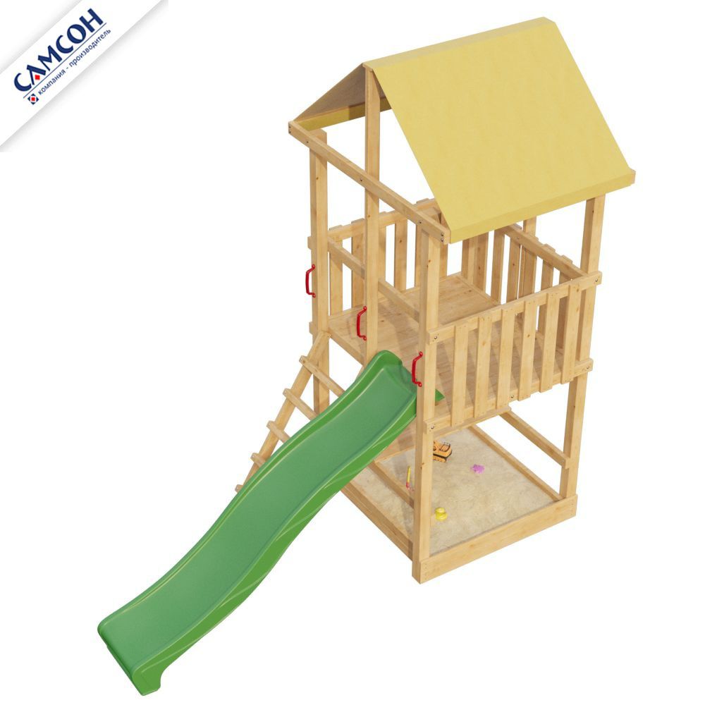 Детская деревянная игровая площадка Самсон 2-й Элемент