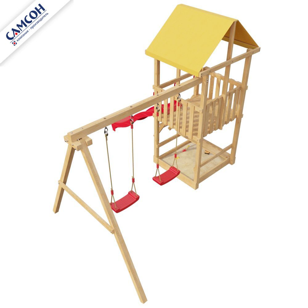 Детская деревянная игровая площадка Самсон 3-й Элемент