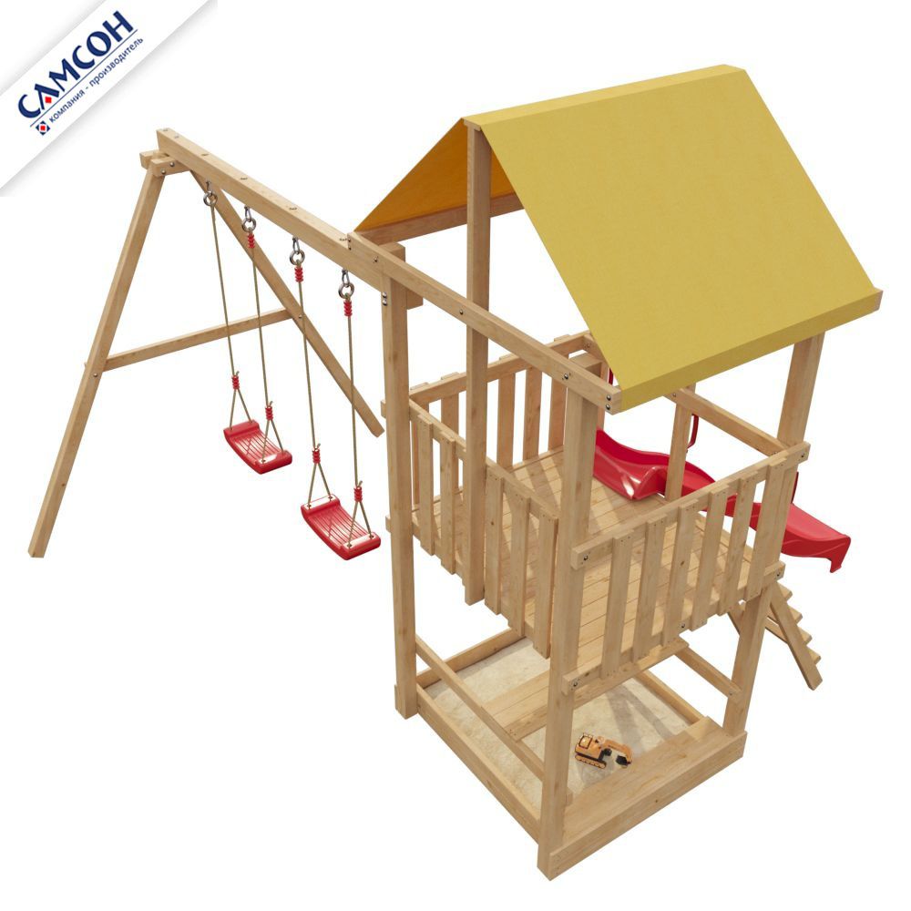 Детская деревянная игровая площадка Самсон 3-й Элемент