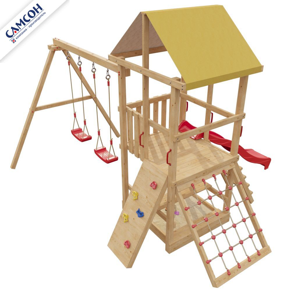 Детская деревянная игровая площадка Самсон 4-й Элемент