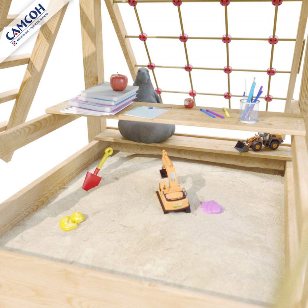 Детская деревянная игровая площадка Самсон 4-й Элемент