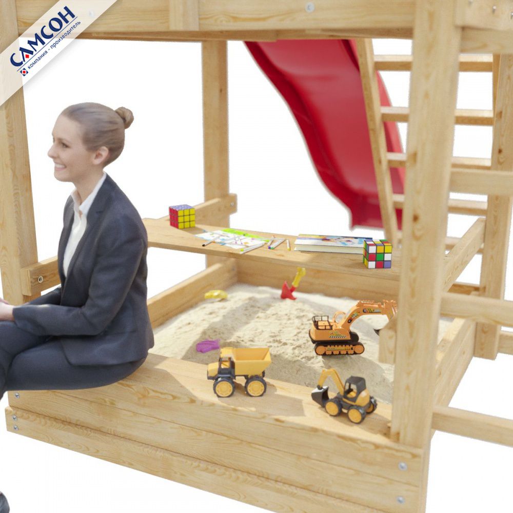 Детская деревянная игровая площадка Самсон 5-й Элемент