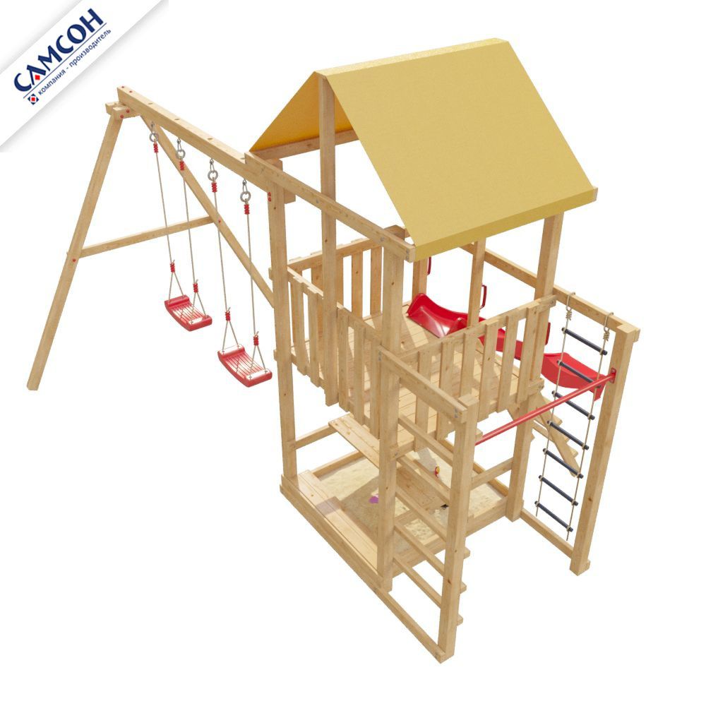 Детская деревянная игровая площадка Самсон 5-й Элемент