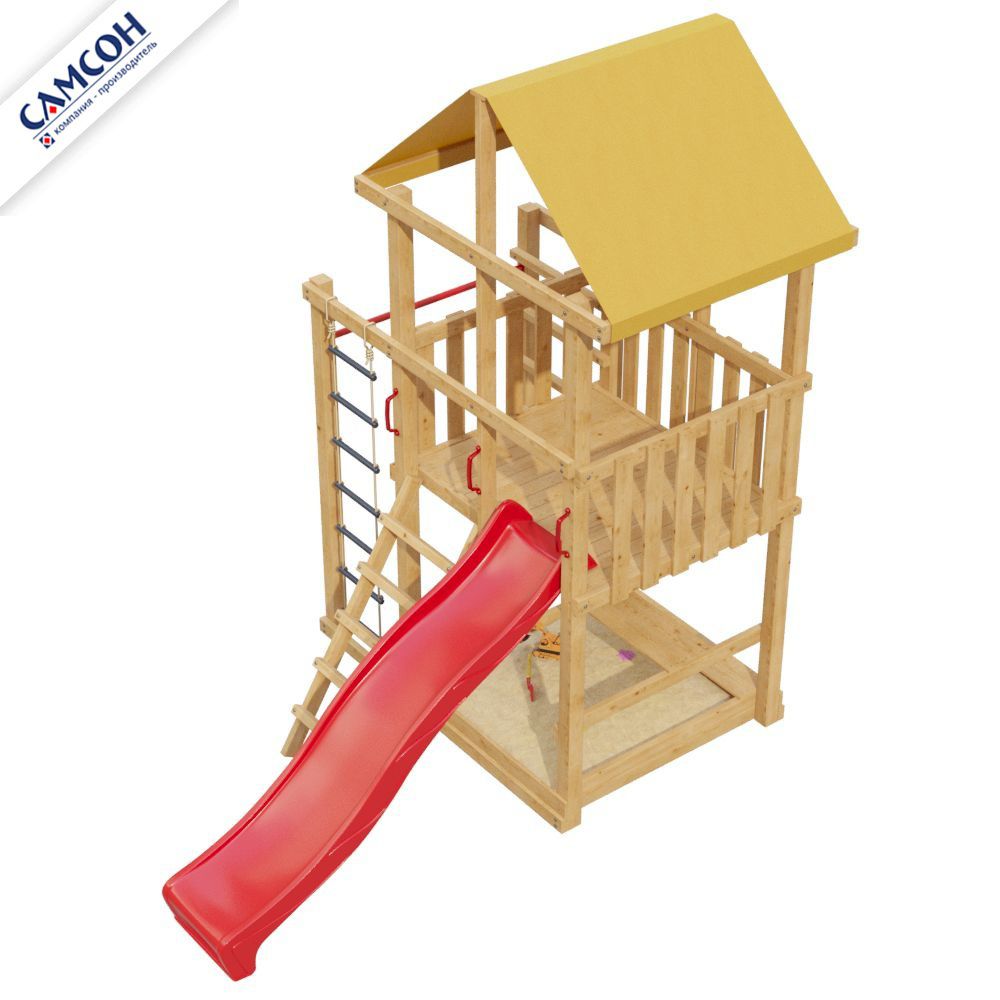 Детская деревянная игровая площадка Самсон 9-й Элемент