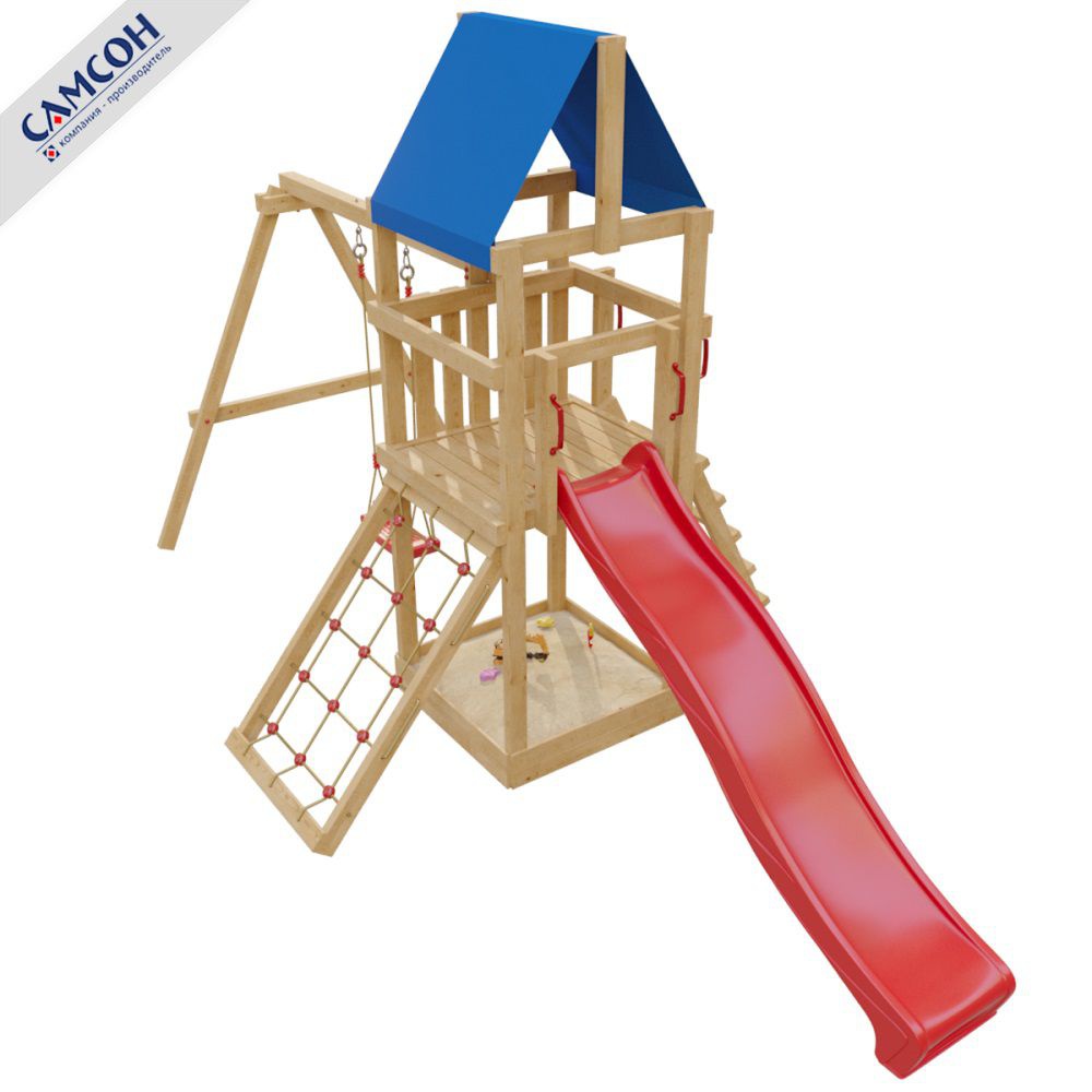 Детская деревянная игровая площадка Самсон 7-й Элемент