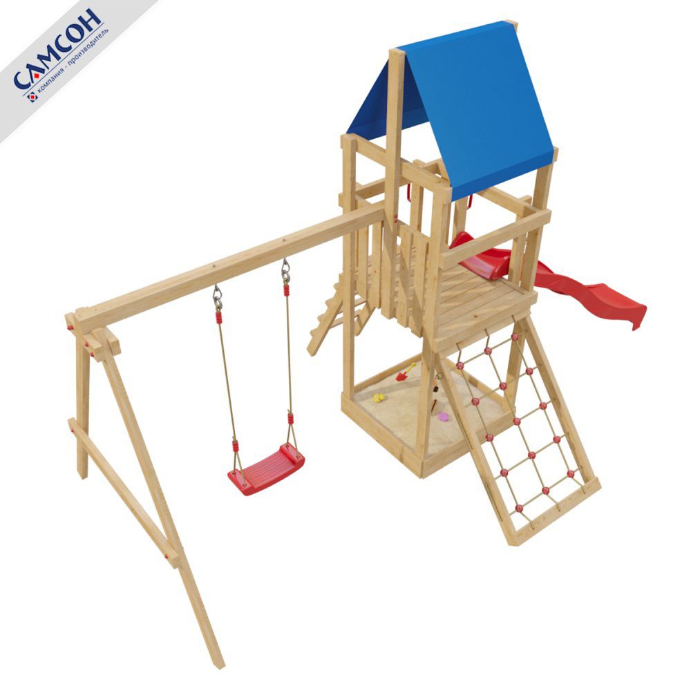 Детская деревянная игровая площадка Самсон 7-й Элемент