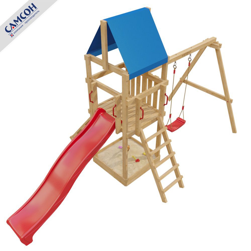 Детская деревянная игровая площадка Самсон 7-й Элемент