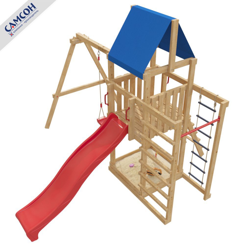 Детская деревянная игровая площадка Самсон 8-й Элемент