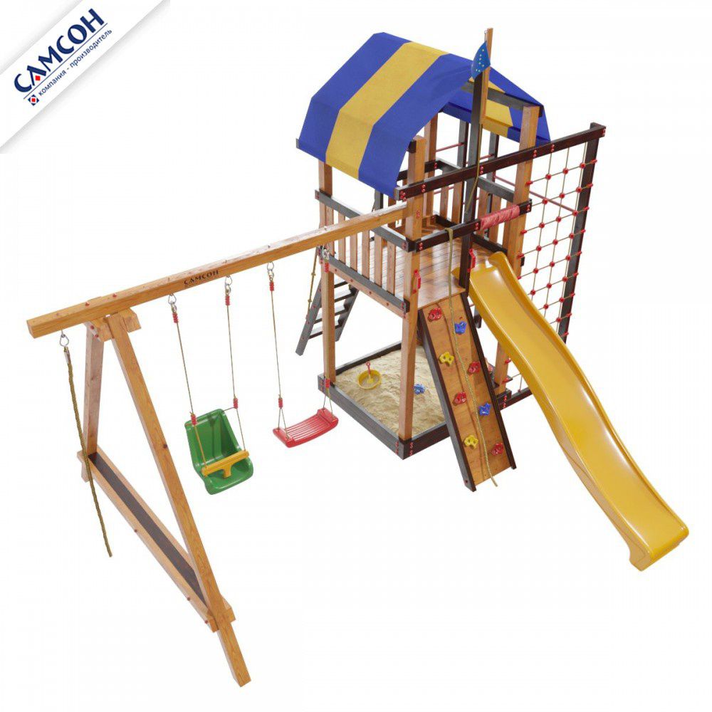 Детская деревянная игровая площадка Самсон Аляска