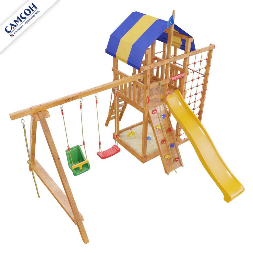 Детская деревянная игровая площадка Самсон Аляска