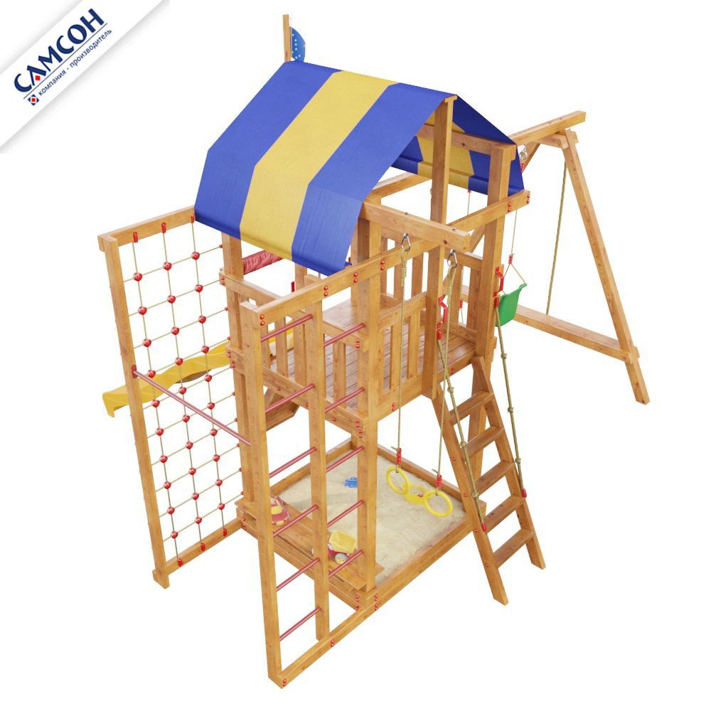 Детская деревянная игровая площадка Самсон Аляска