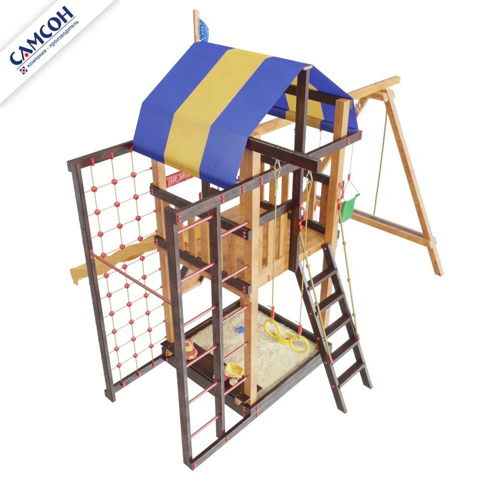 Детская деревянная игровая площадка Самсон Аляска