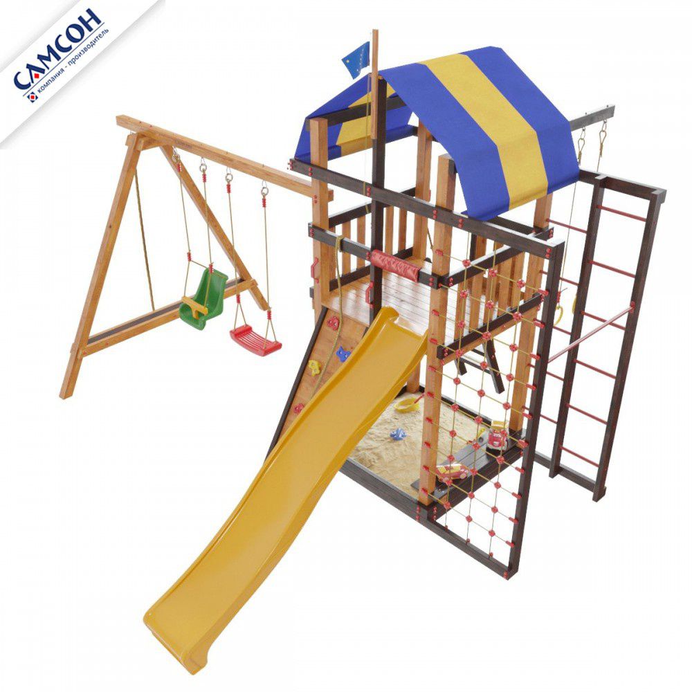 Детская деревянная игровая площадка Самсон Аляска