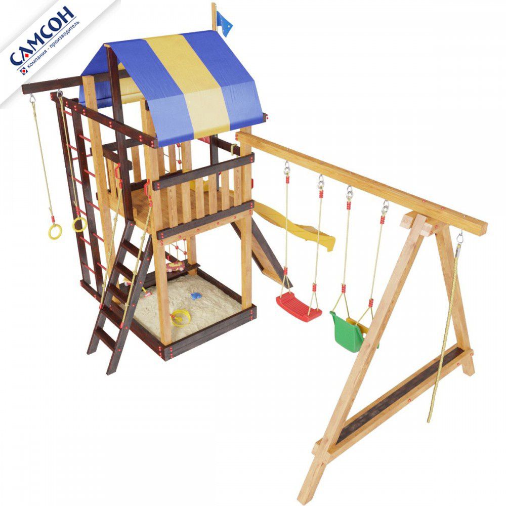 Детская деревянная игровая площадка Самсон Аляска