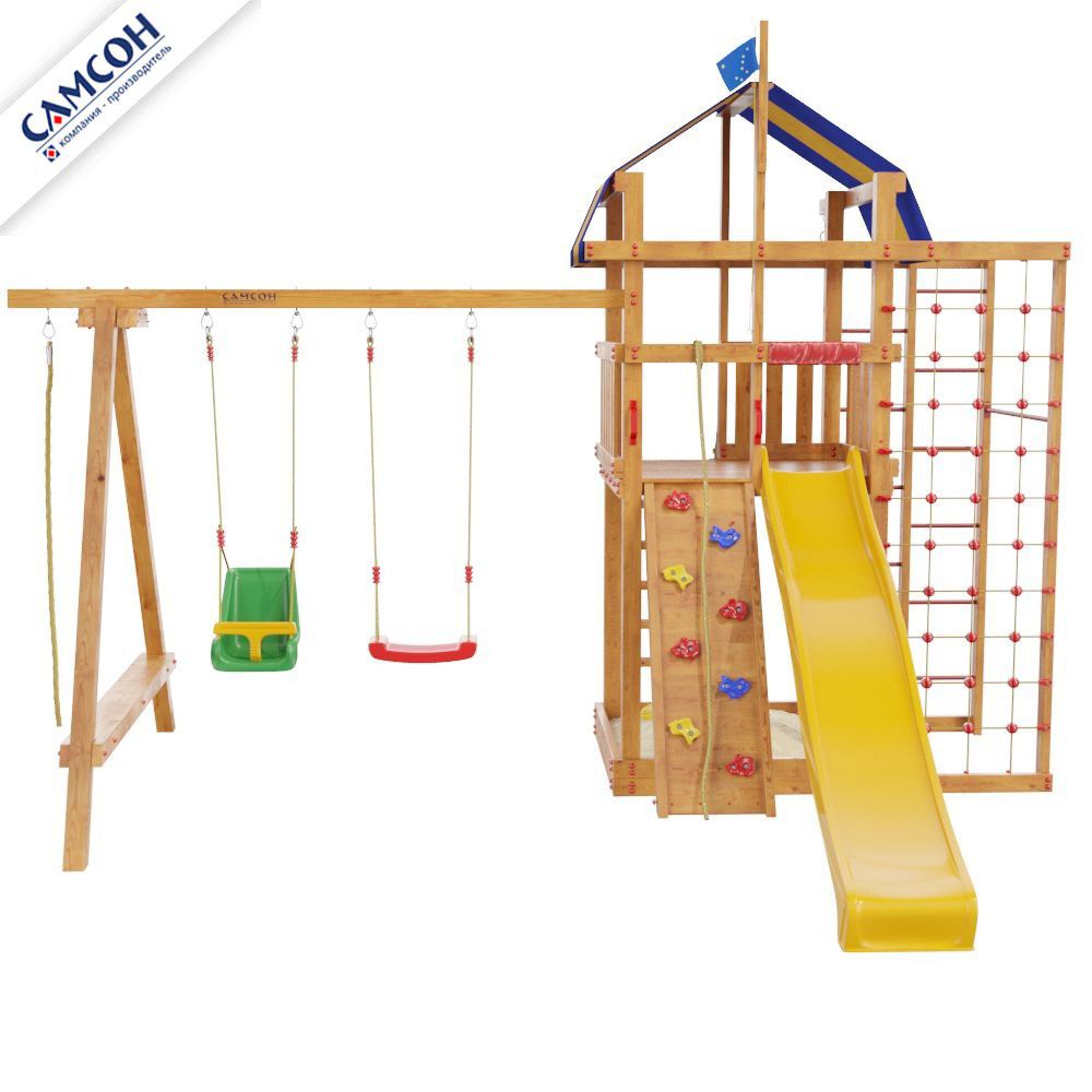 Детская деревянная игровая площадка Самсон Аляска