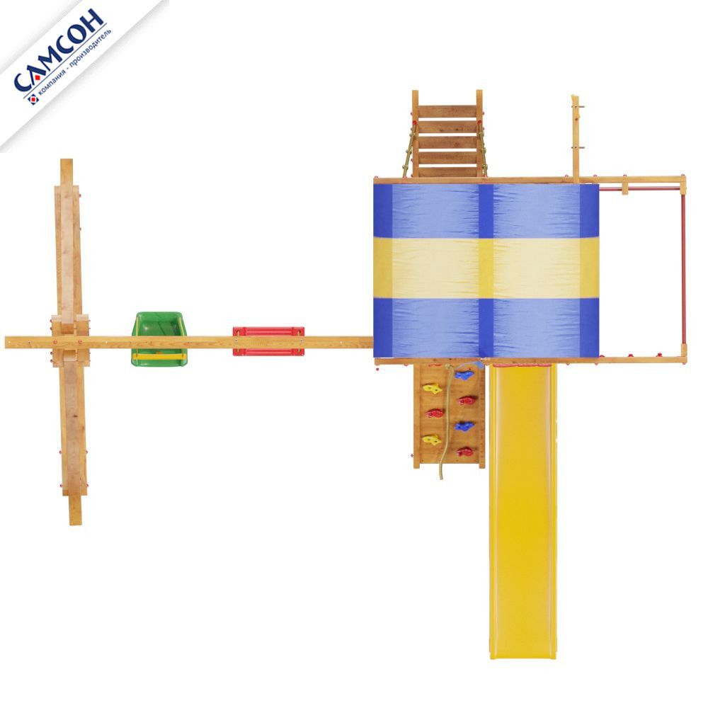 Детская деревянная игровая площадка Самсон Аляска