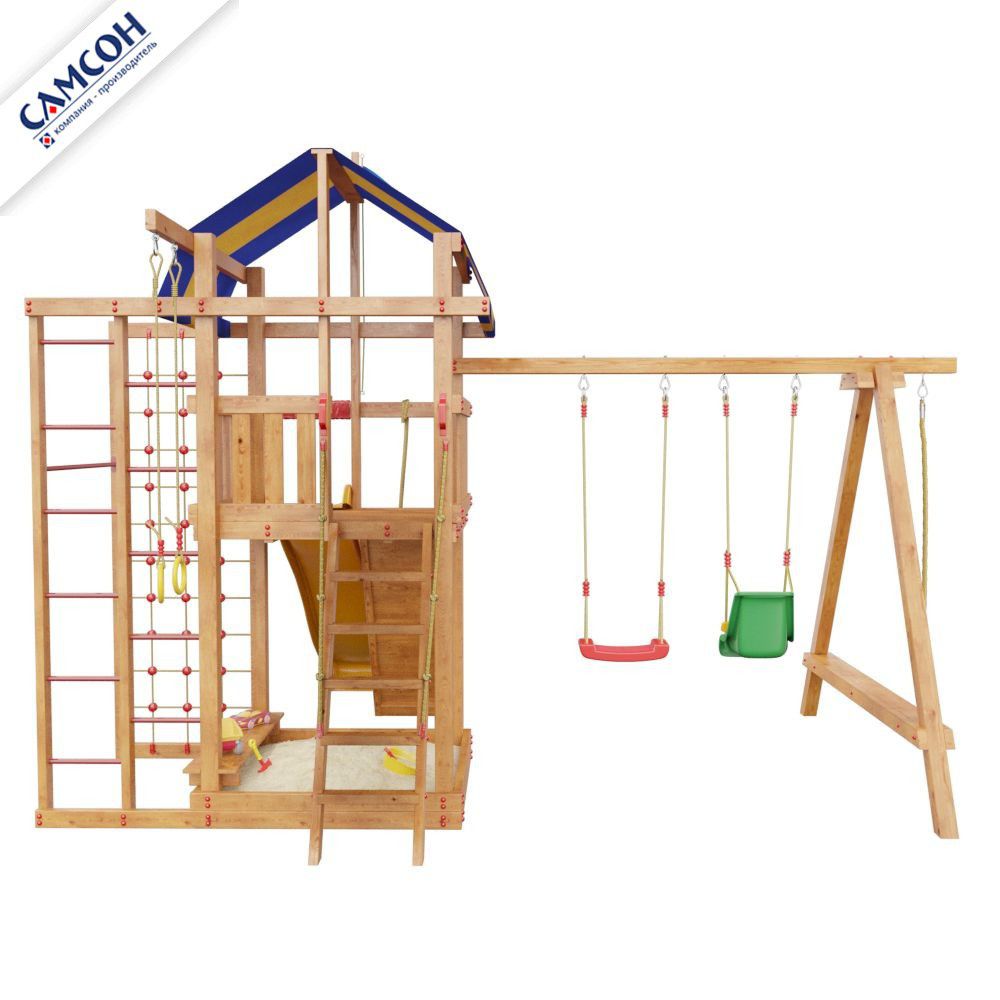Детская деревянная игровая площадка Самсон Аляска