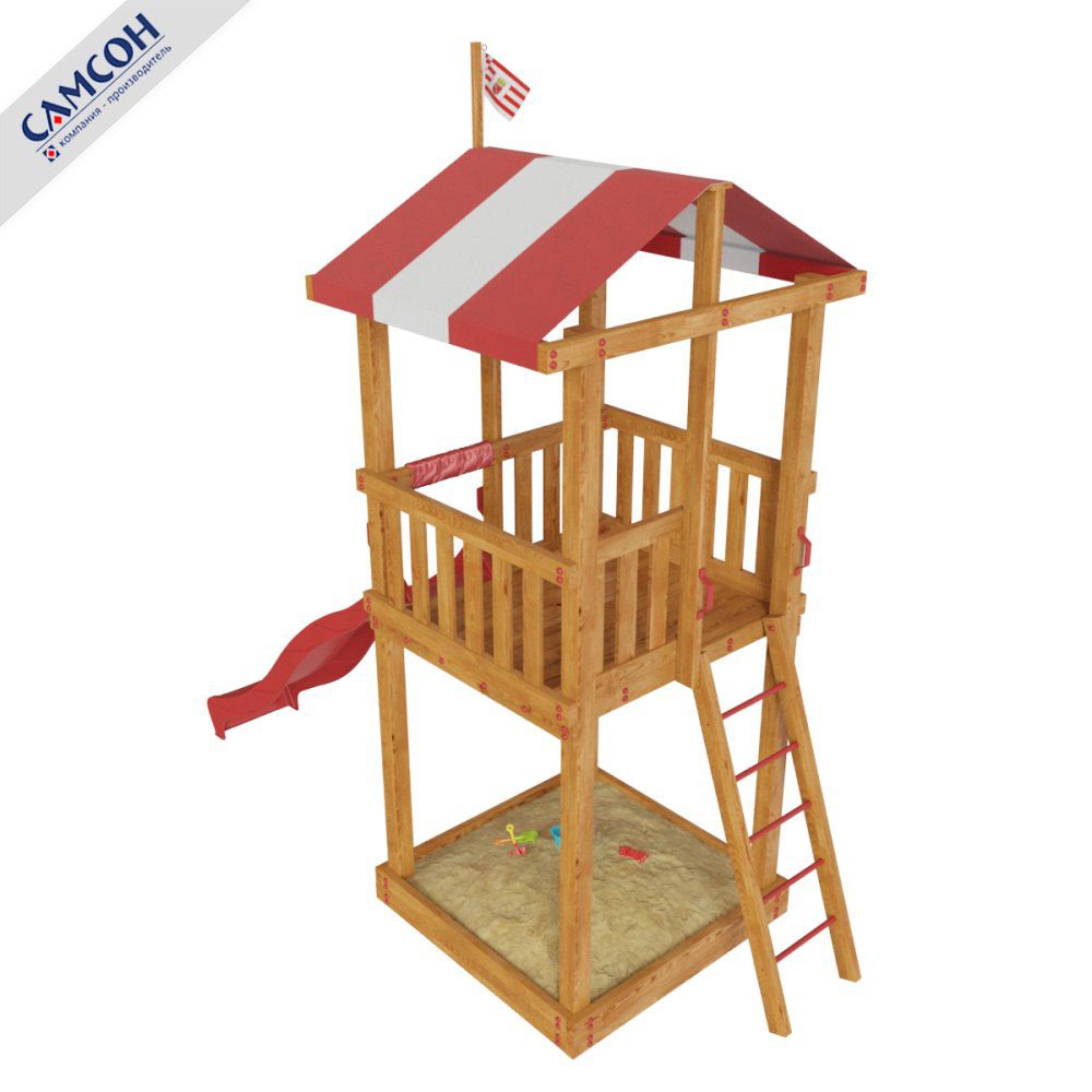 Детская деревянная игровая площадка Самсон Бремен