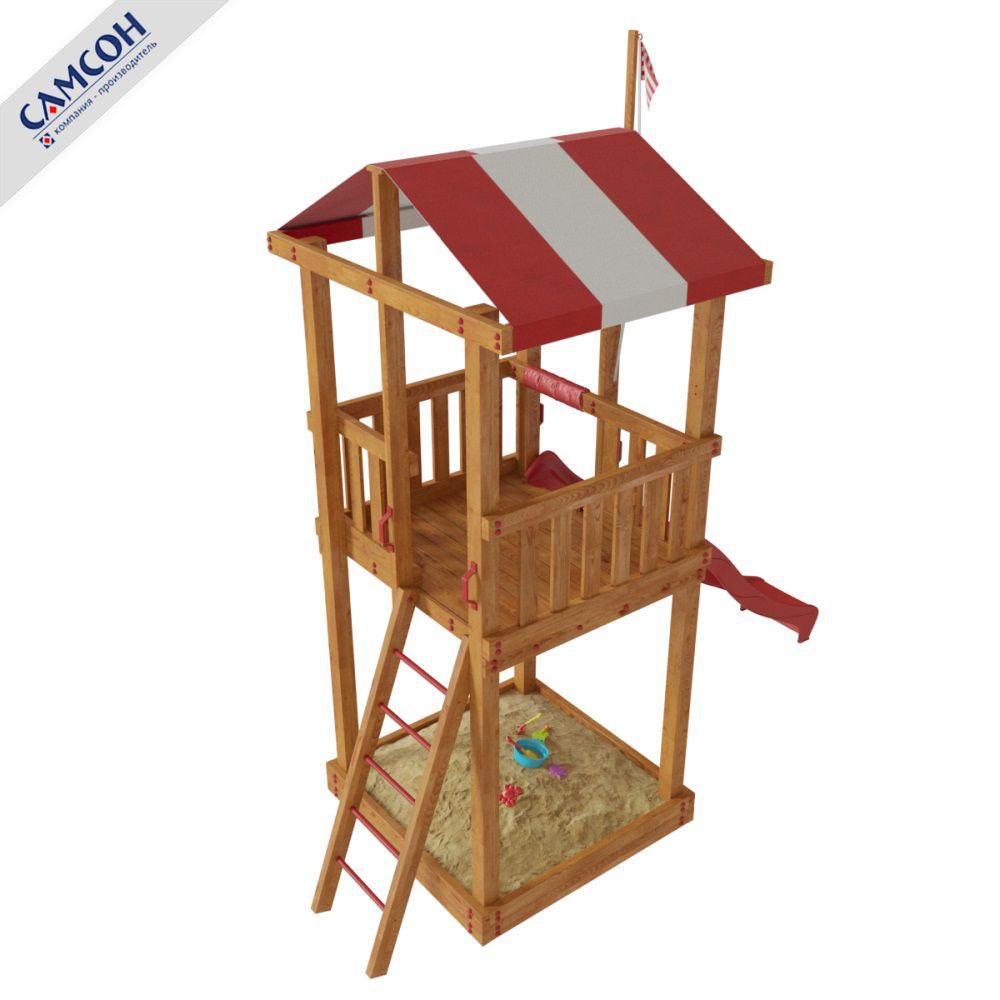 Детская деревянная игровая площадка Самсон Бремен