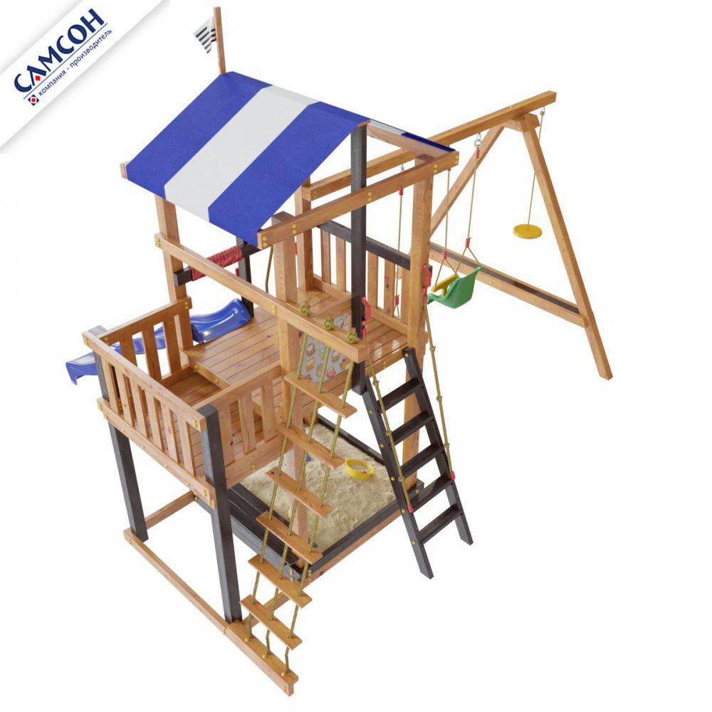 Детская деревянная игровая площадка Самсон Бретань