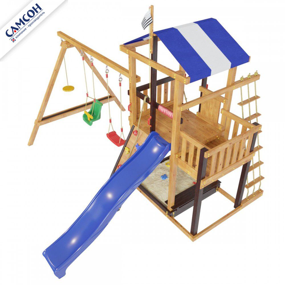 Детская деревянная игровая площадка Самсон Бретань