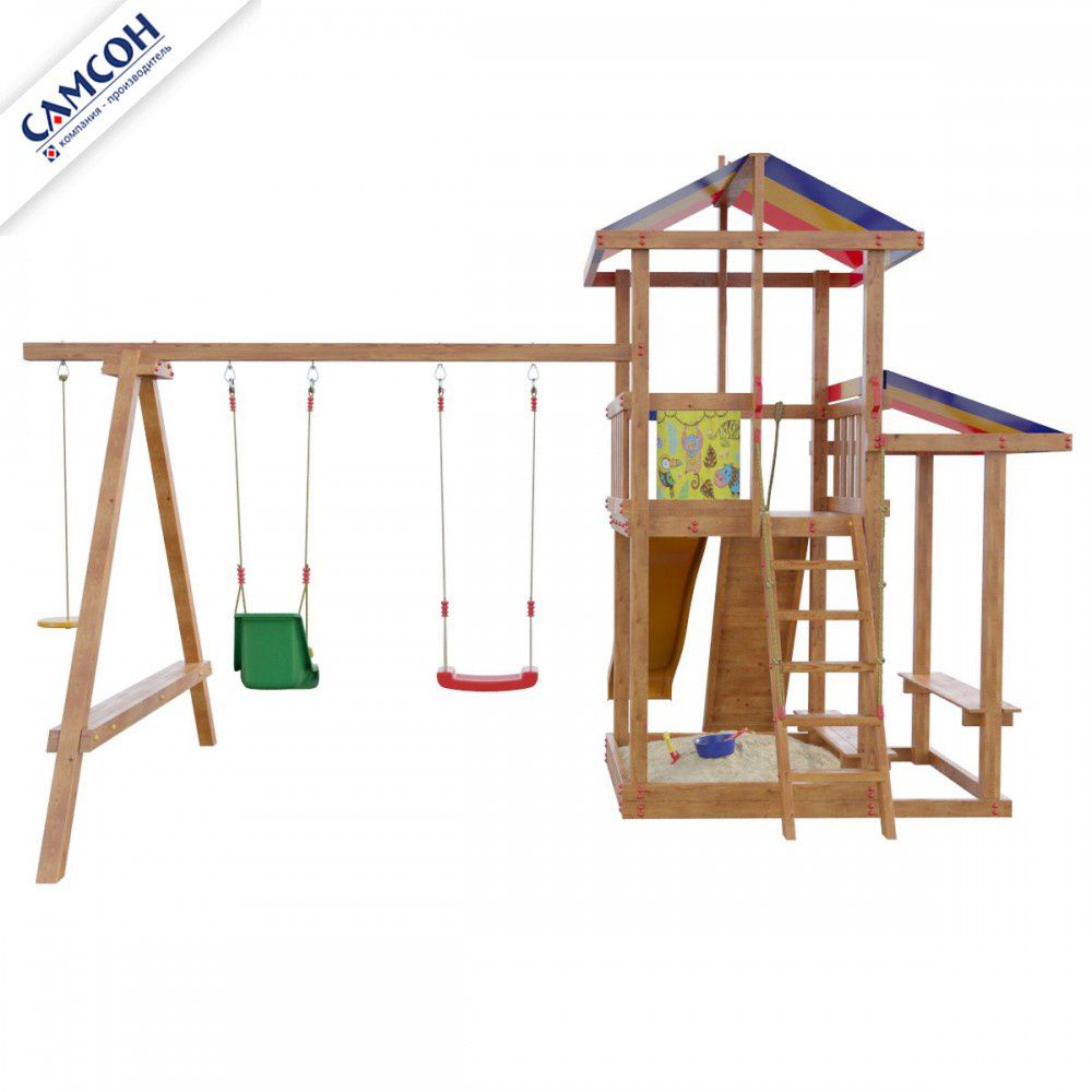 Детская деревянная игровая площадка Самсон Кирибати