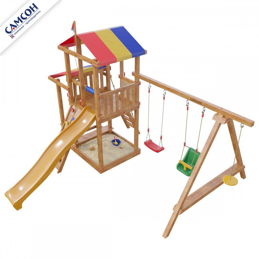 Детская деревянная игровая площадка Самсон Кирибати