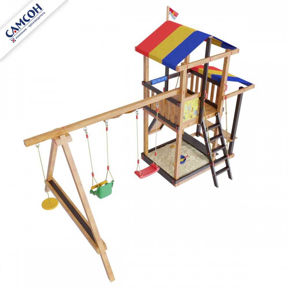 Детская деревянная игровая площадка Самсон Кирибати