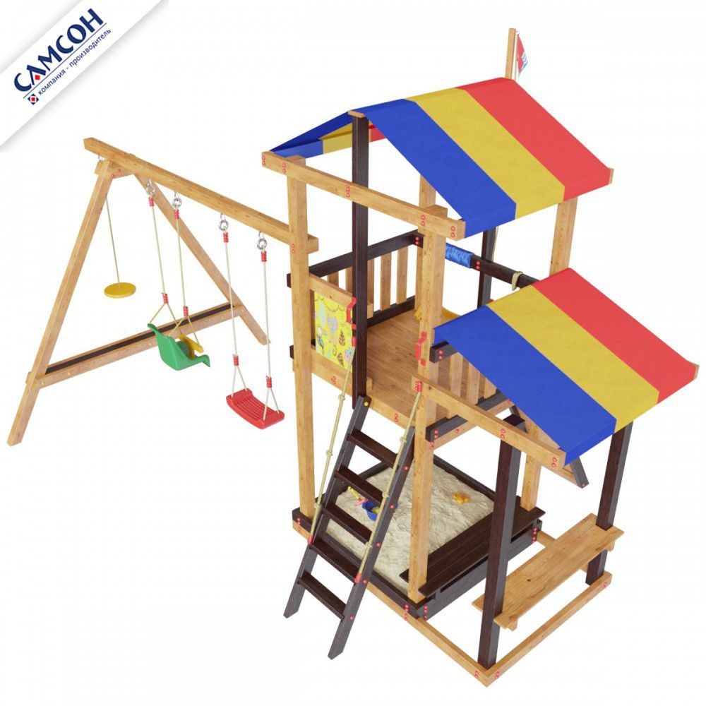 Детская деревянная игровая площадка Самсон Кирибати