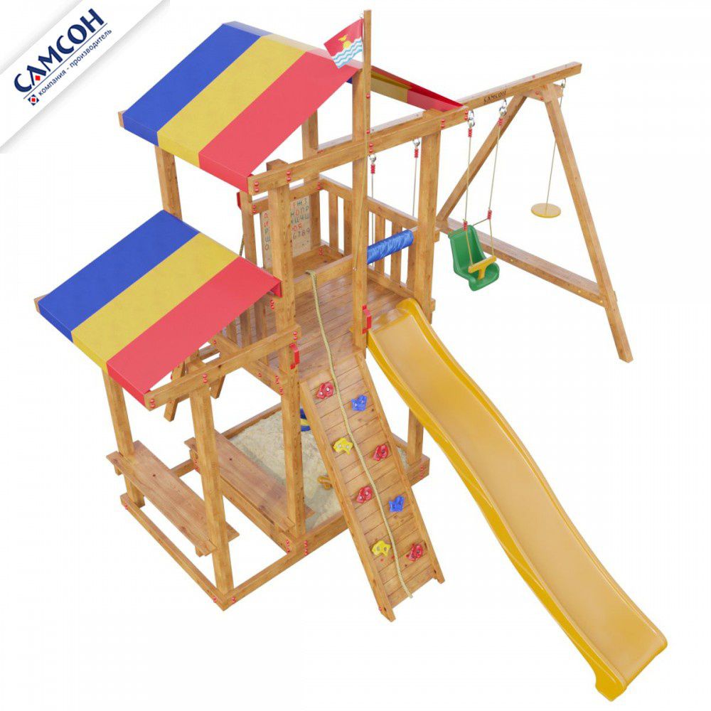 Детская деревянная игровая площадка Самсон Кирибати