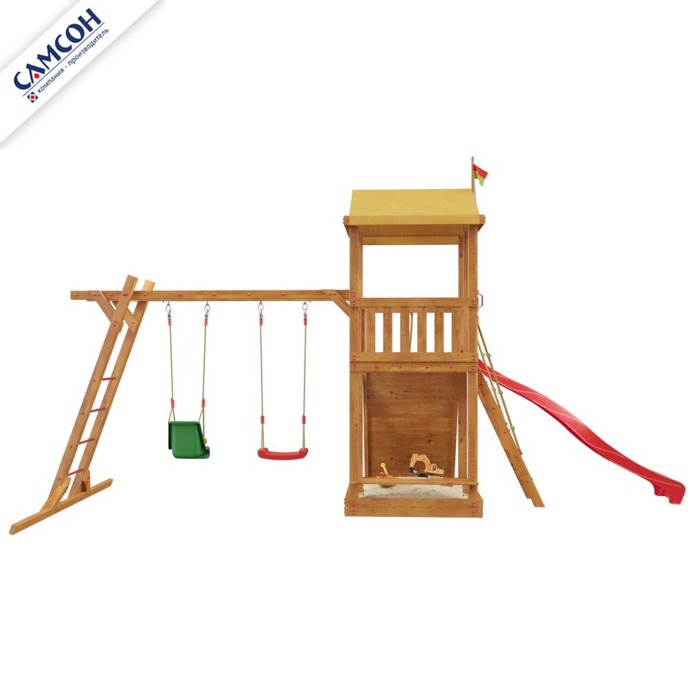 Детская деревянная игровая площадка Самсон Мадагаскар