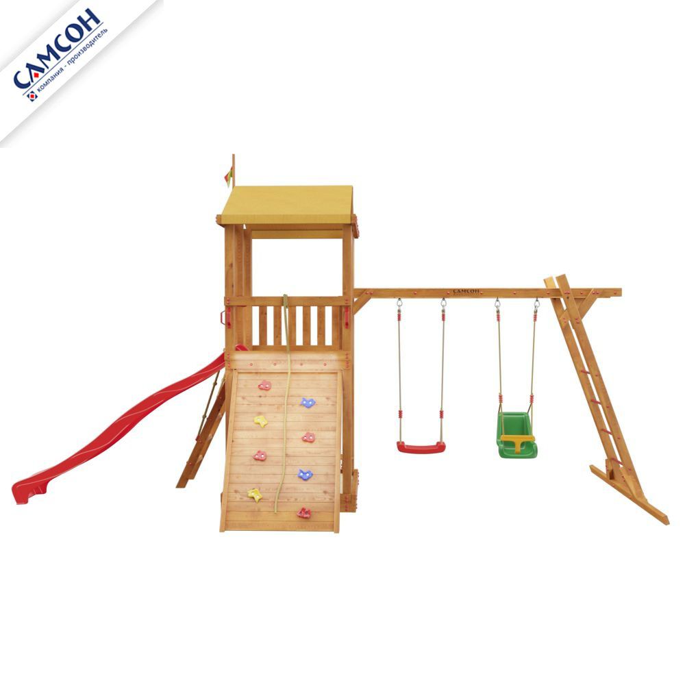 Детская деревянная игровая площадка Самсон Мадагаскар