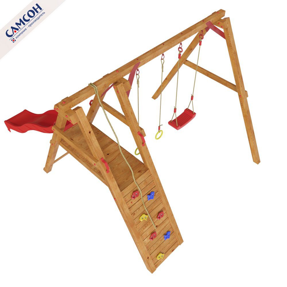 Детская деревянная игровая площадка Самсон Монголия