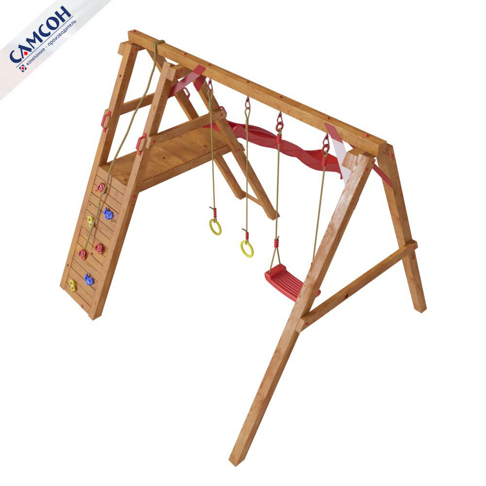 Детская деревянная игровая площадка Самсон Монголия