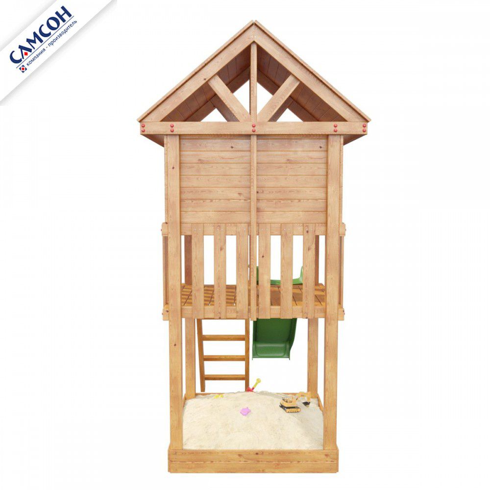 Детская деревянная игровая площадка Самсон Сибирика Башня
