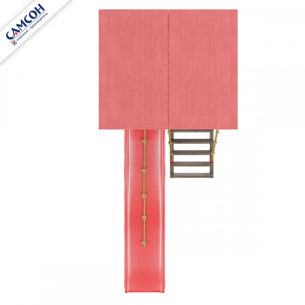 Детская деревянная игровая площадка Самсон Сибирика Башня (Umbra-Carmine)