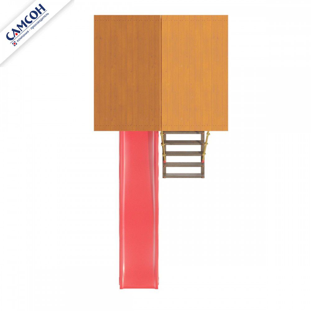 Детская деревянная игровая площадка Самсон Сибирика Башня (Umbra-Terracotta)