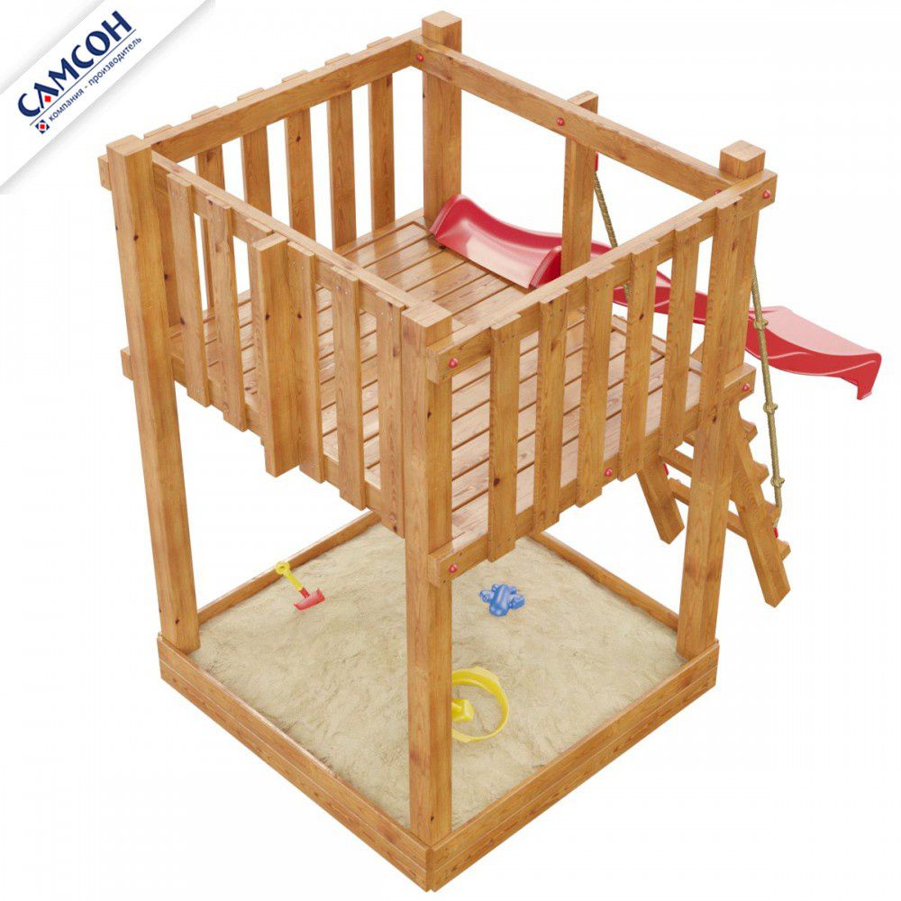 Детская деревянная игровая площадка Самсон Сибирика Мини