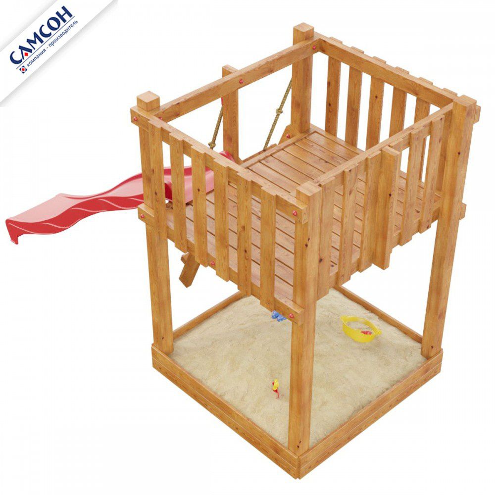 Детская деревянная игровая площадка Самсон Сибирика Мини
