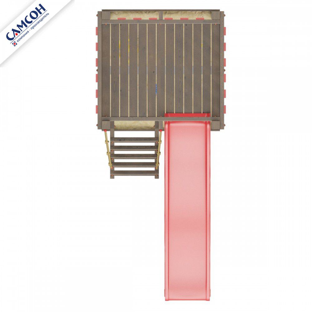 Детская деревянная игровая площадка Самсон Сибирика Мини (Umbra-Carmine)