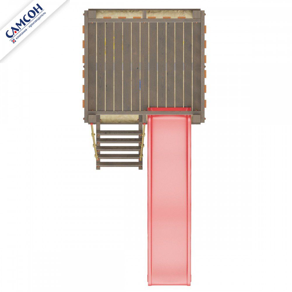 Детская деревянная игровая площадка Самсон Сибирика Мини (Umbra-Terracotta)