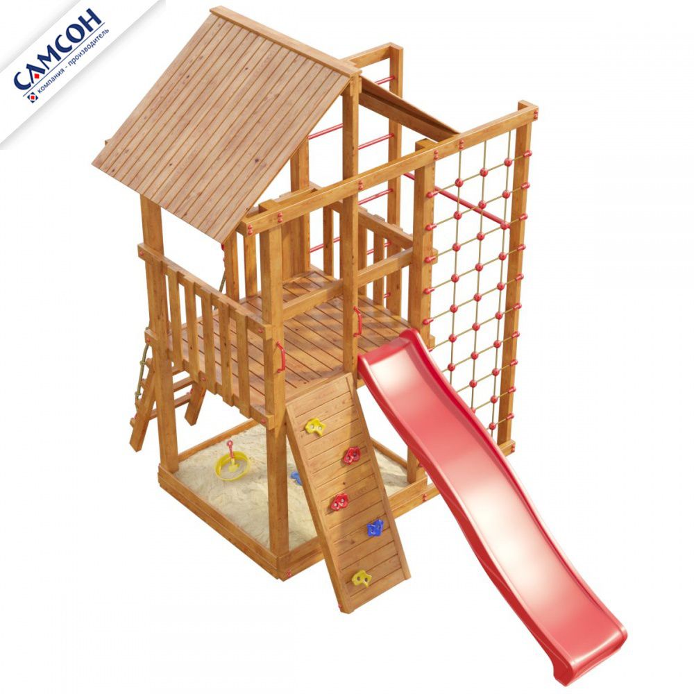 Детская деревянная площадка для дачи Самсон Сибирика Старт