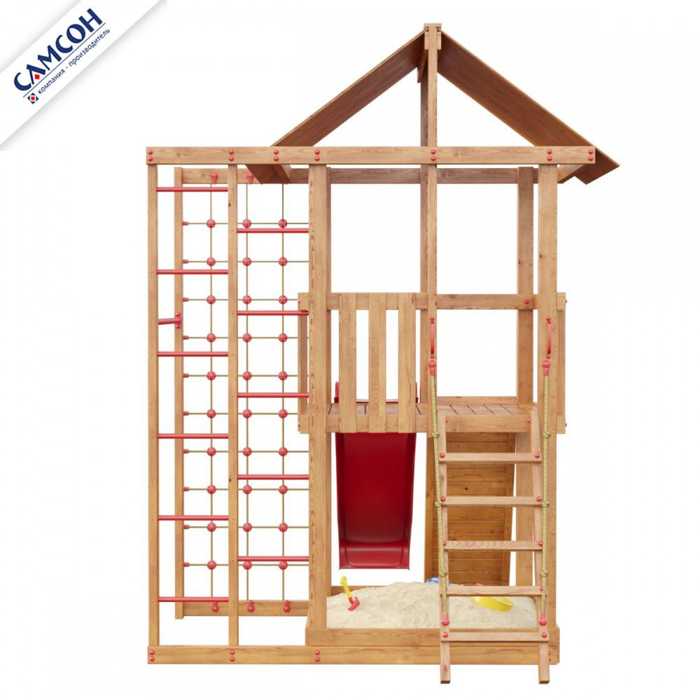 Детская деревянная площадка для дачи Самсон Сибирика Старт