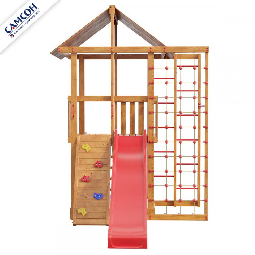 Детская деревянная площадка для дачи Самсон Сибирика Старт