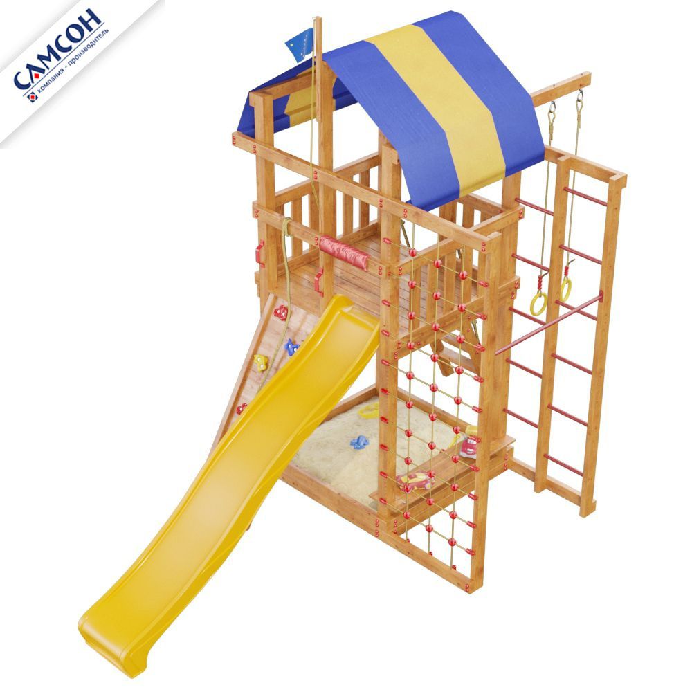 Детская деревянная игровая площадка Самсон Спарта