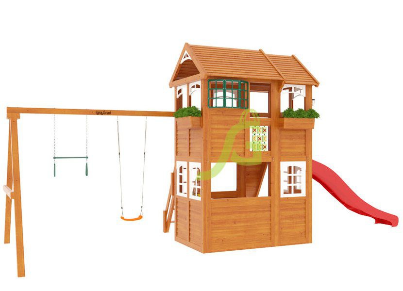 Детская игровая площадка Igragrad Клубный домик 2 Luxe